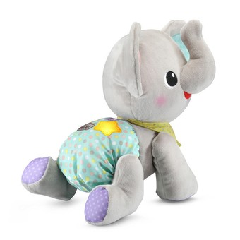 VTech Explore & Crawl Elephant Interactive Plush Baby and Toddler Toy